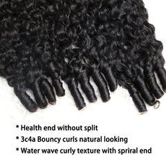 Sinuowei: paquetes de cabello rizado de 3 piezas para estilos versátiles