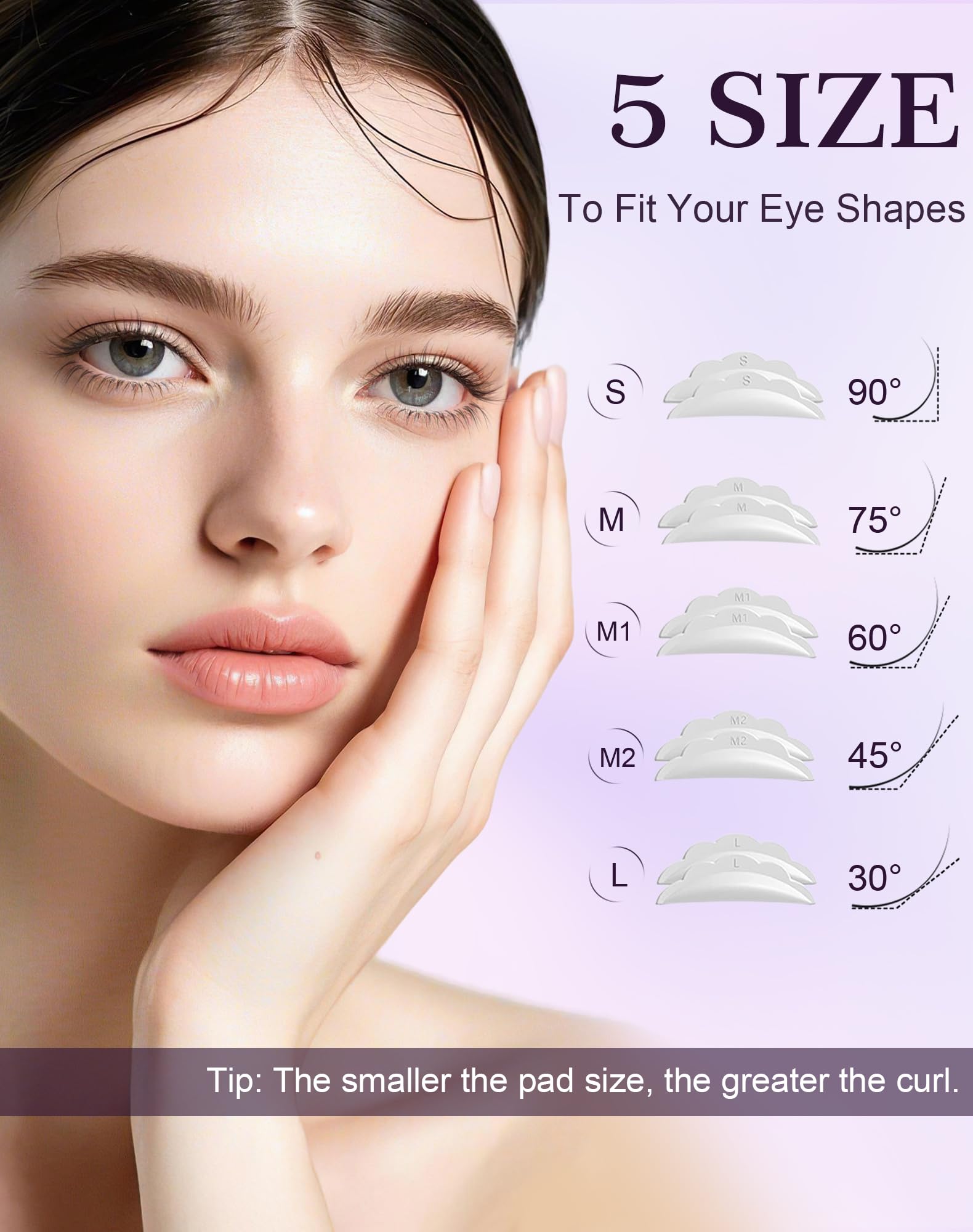 Kit de elevación de pestañas Siripine: rizos naturales y duraderos sin maquillaje diario.