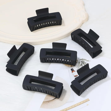 Clip rectangular Sisiaipu negro para uso diario.