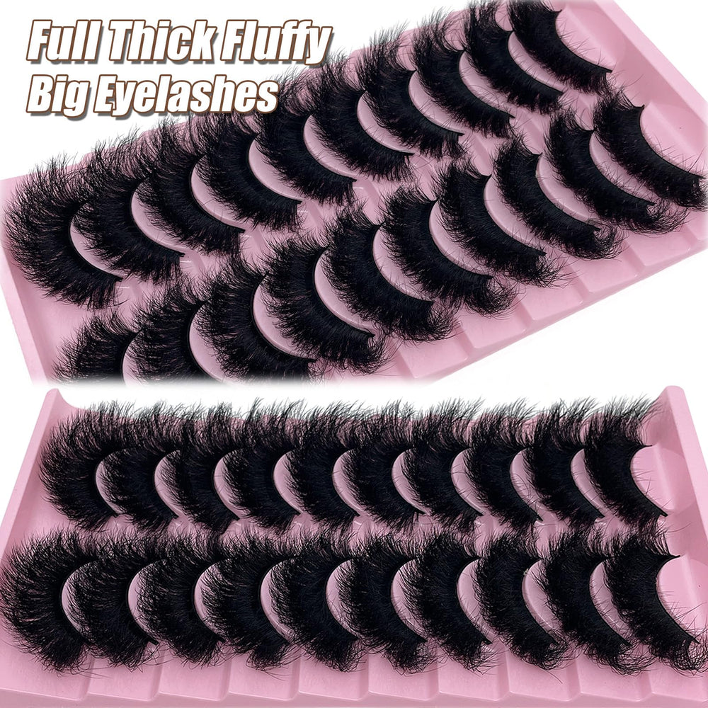 10 pares de pestañas SISIYDY para reutilizar en varios looks