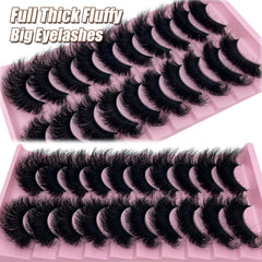 10 pares de pestañas SISIYDY para reutilizar en varios looks