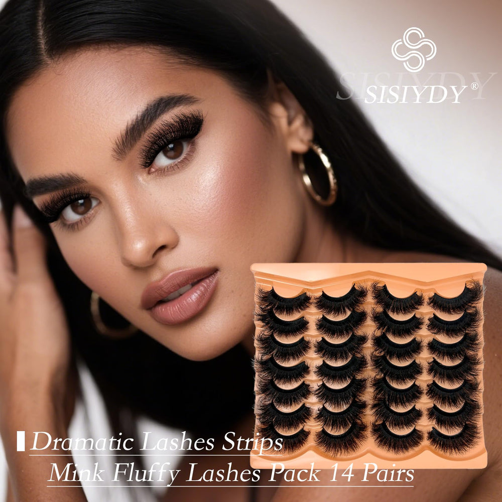 Pestañas mink curva en D 20mm de SISIYDY para definición.