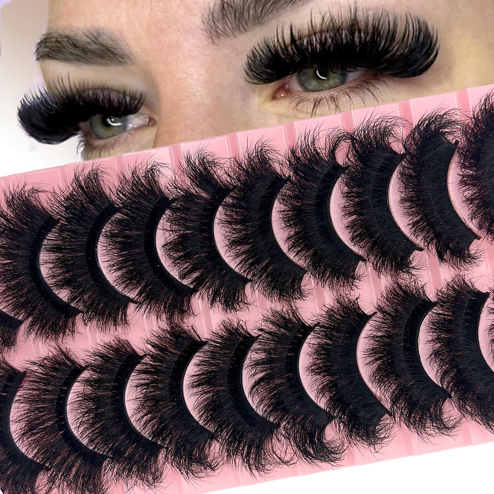Pestañas SISIYDY visón 20–25 mm para un look dramático y luminoso