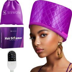 Gorro de vapor SISWOW para acondicionamiento profundo del cabello.