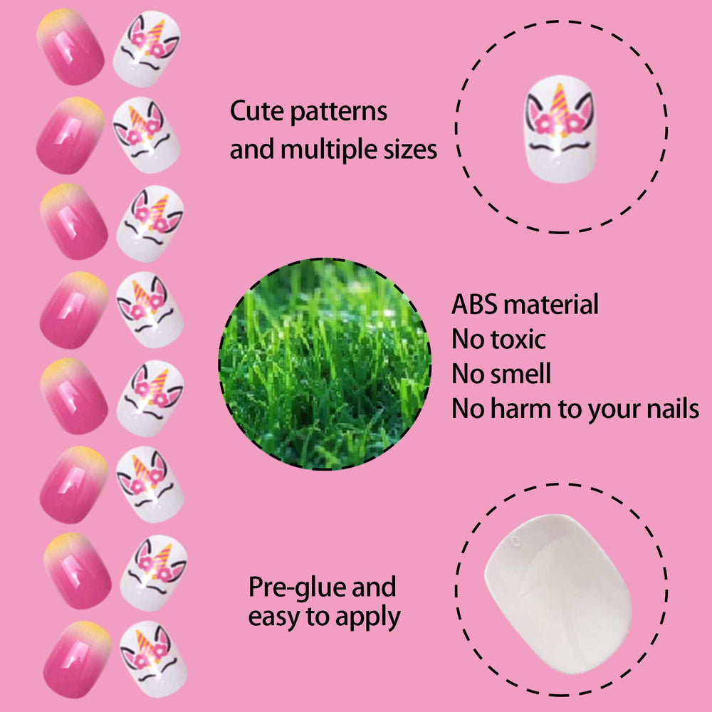 Siusio uñas acrílicas ABS seguras para uñas de niñas