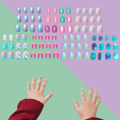 Uñas acrílicas SIUSIO con 12 tallas para ajuste perfecto.