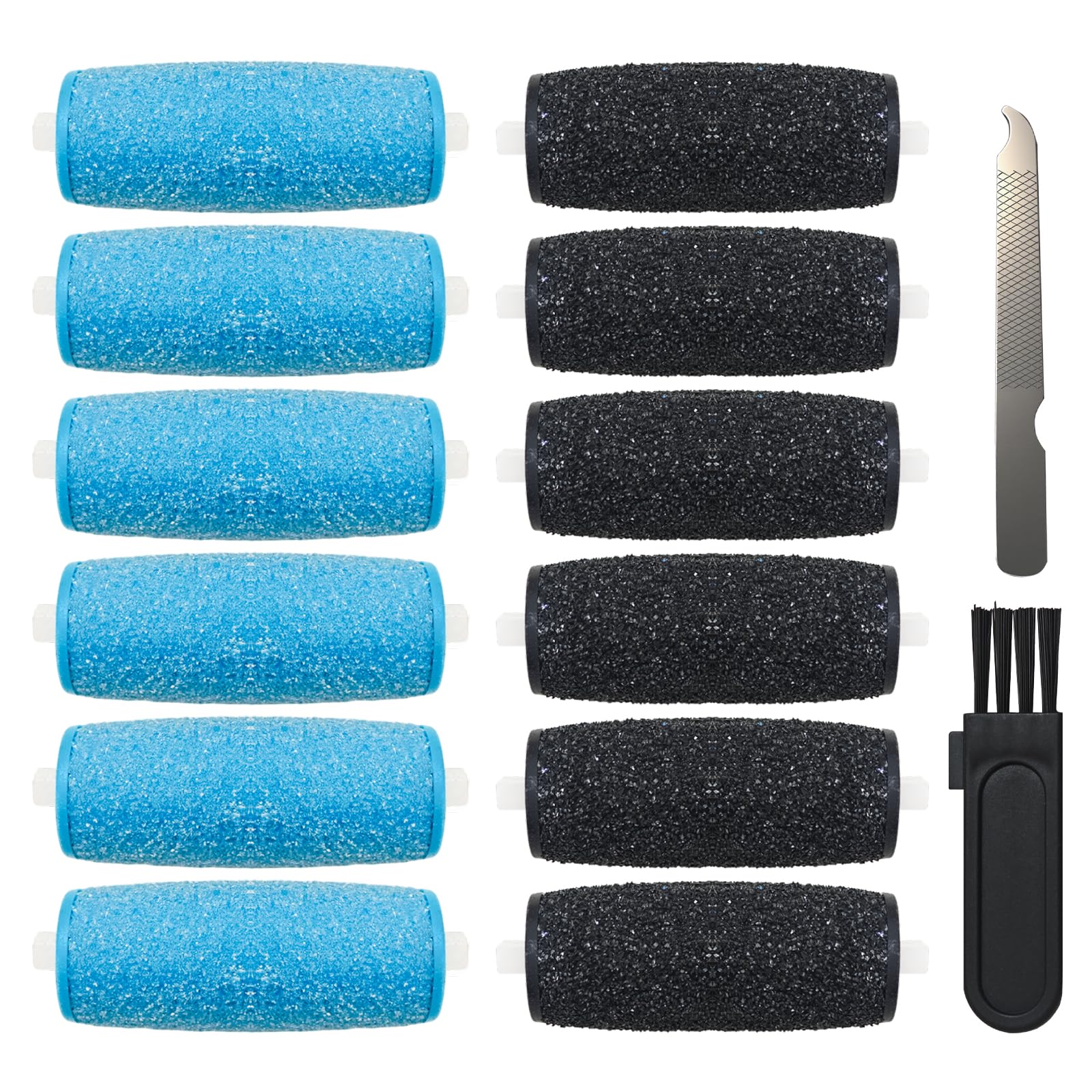 SIVIAS rodillos extra-gruesos para Amope Pedi Pro, ideal para piel áspera