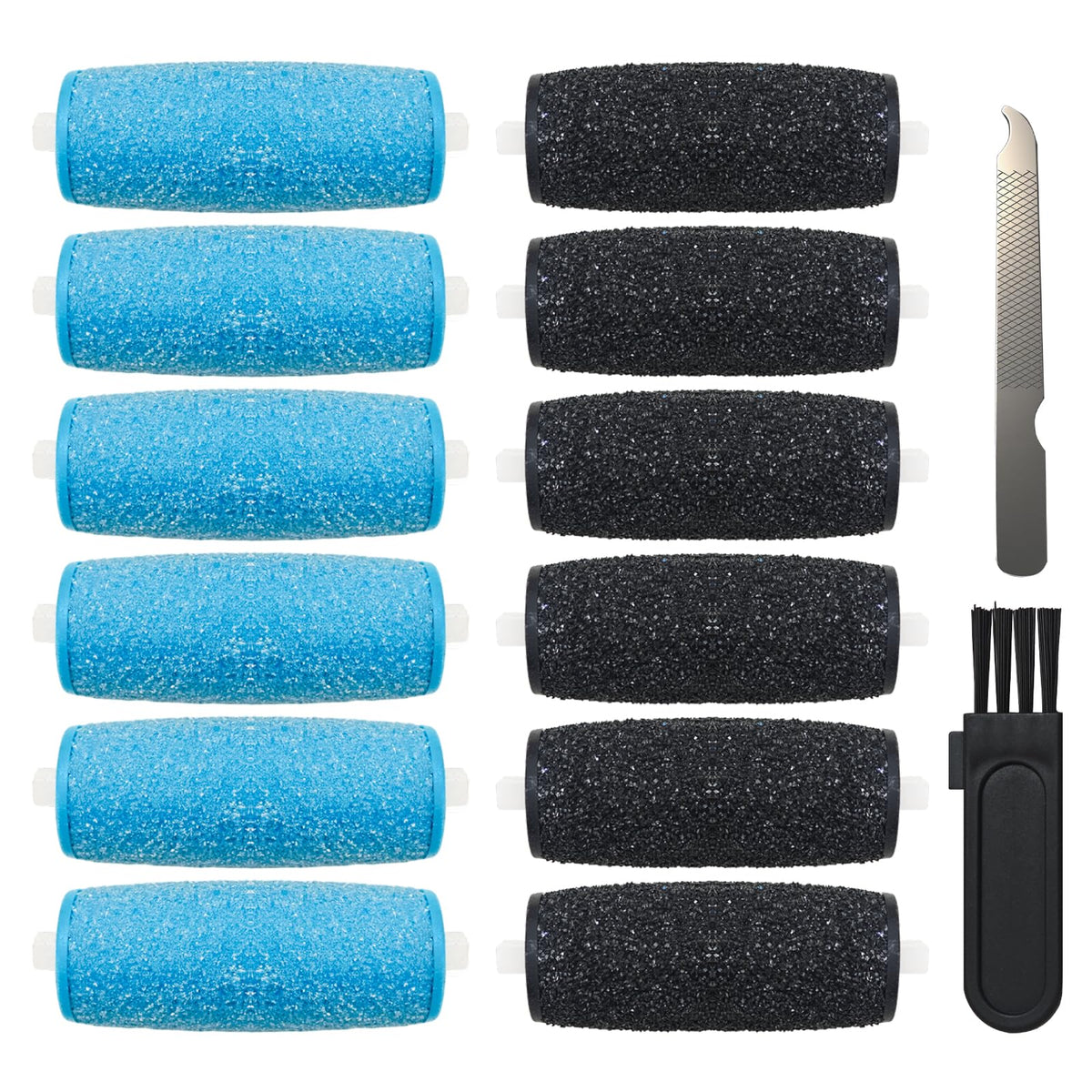 SIVIAS rodillos extra-gruesos para Amope Pedi Pro, ideal para piel áspera