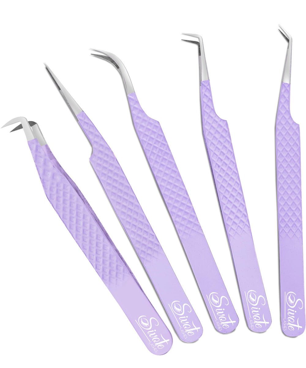 Pinzas SIVOTE con agarre diamante para mayor control en extensiones