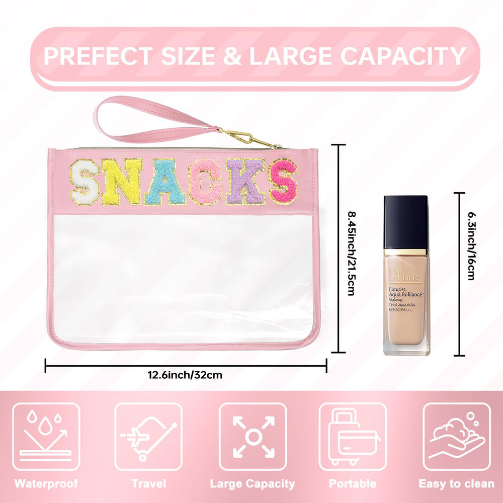 Siwara neceser transparente para maquillaje, fácil de localizar tus esenciales.