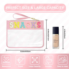 Siwara neceser transparente para maquillaje, fácil de localizar tus esenciales.