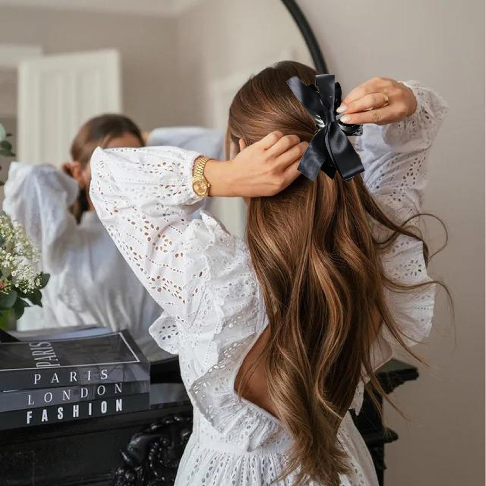 Sizobi clip lazo blanco, ideal para recogidos semi.