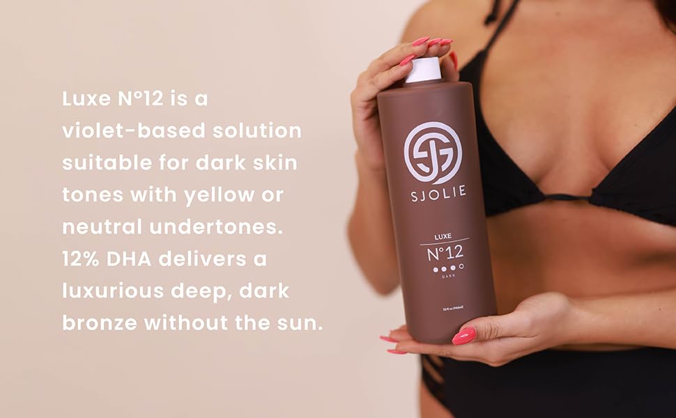 SJOLIE Luxe12: aplicación uniforme sobre piel.
