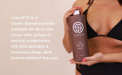 SJOLIE Luxe12: aplicación uniforme sobre piel.