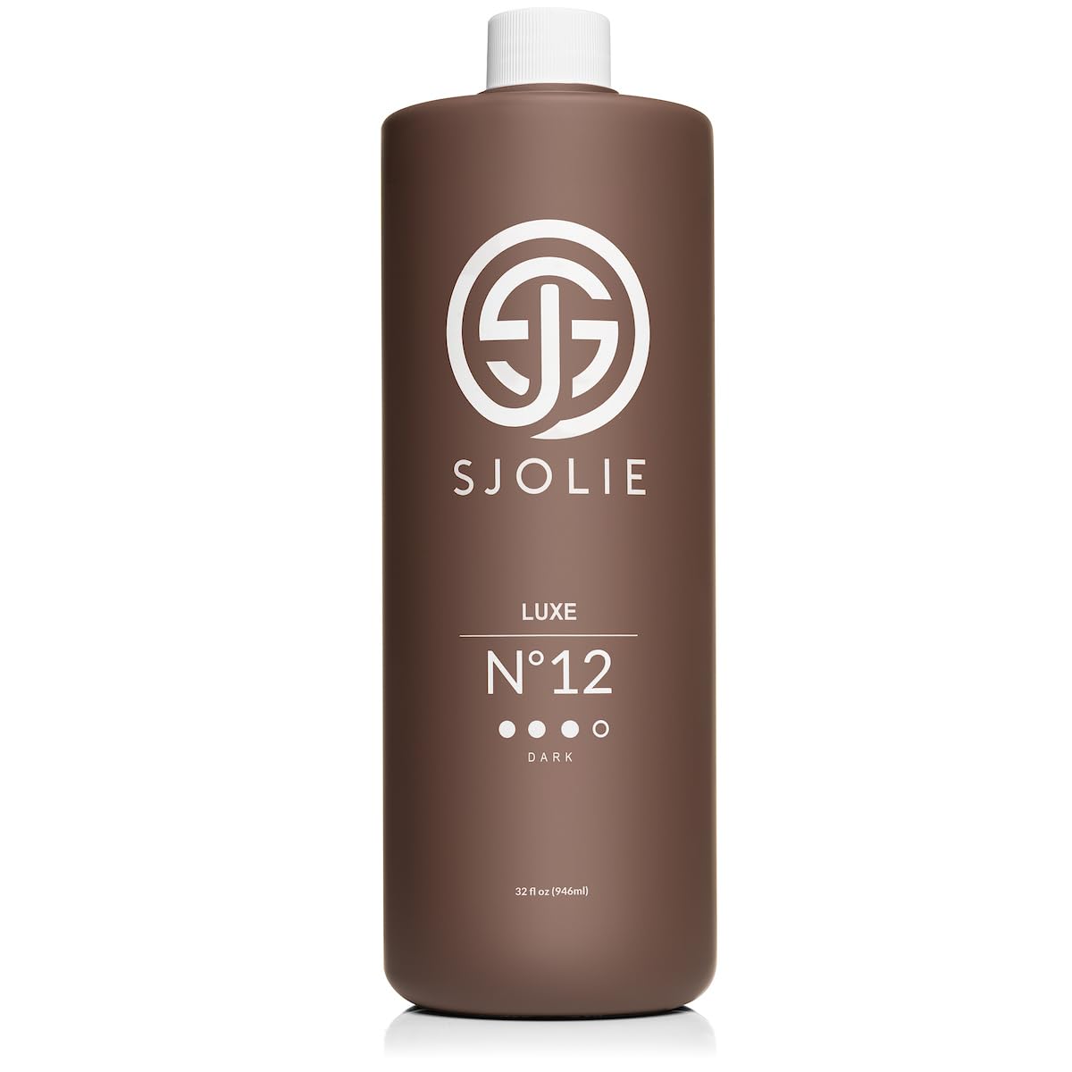 SJOLIE Luxe12: botella violeta para tono profundo.
