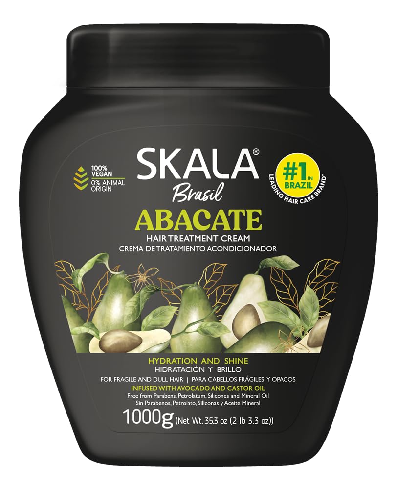 SKALA Crema de aguacate para cabello: aplicación suave que nutre el cabello y el cuero cabelludo.