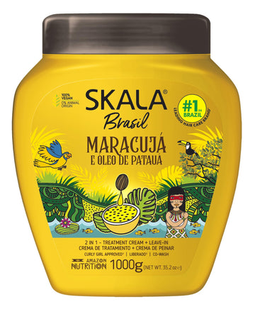 SKALA crema tratamiento maracuya-pataua en bote 1 kg para cabello fuerte