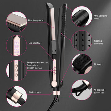 SKIMI Airflow Styler flujo de aire frío 360 para fijar estilo con brillo.