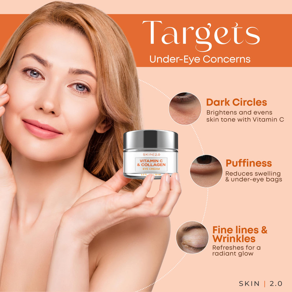 Skin 2.0 resultados en ojos despiertos e iluminados.