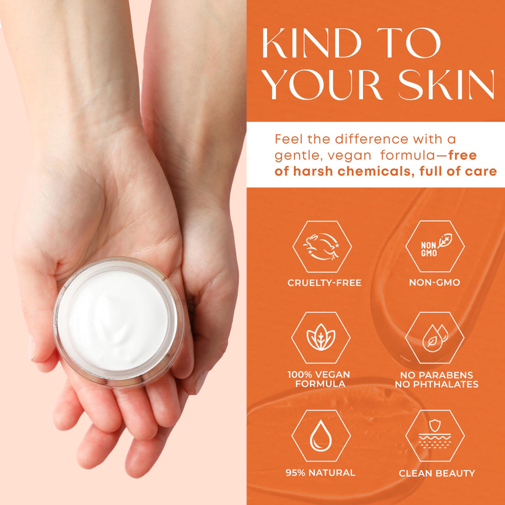 Skin 2.0 Texture crème lisse pour absorption rapide et douceur.