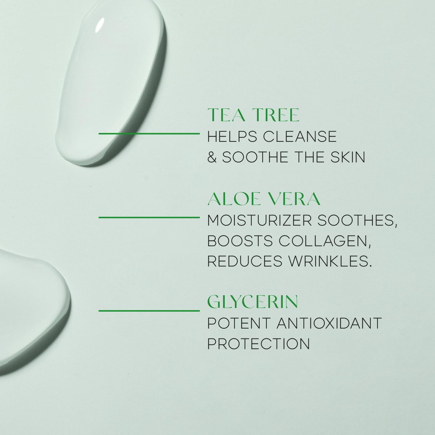 Skin 2.0 exfoliante Tea Tree Aloe, aplicación facial suave para todo tipo de piel.