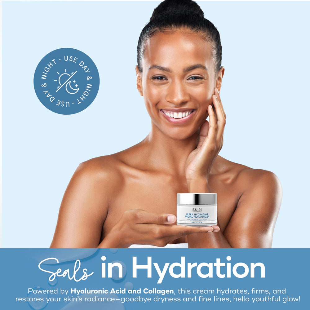 Skin Aesthetics, aplicación suave en cara y cuello para hidratación uniforme.