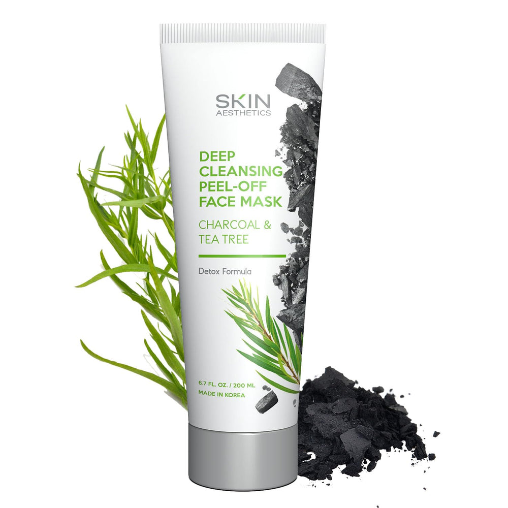 Skin Aesthetics: mascarilla carbón activado con árbol de té lista para aplicar y purificar poros