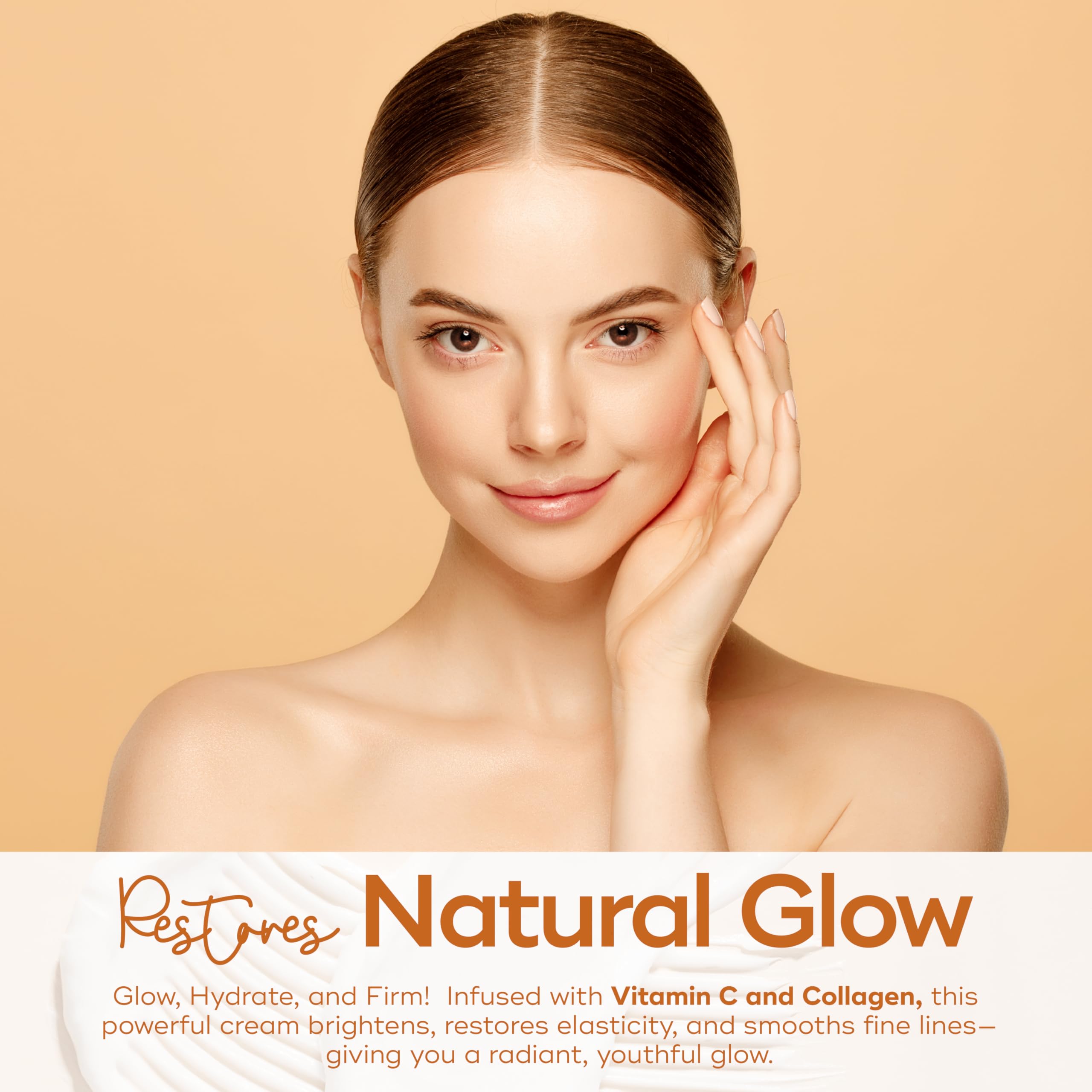 Skin Aesthetics Vitamina C y Colágeno iluminan tono y textura de la piel.