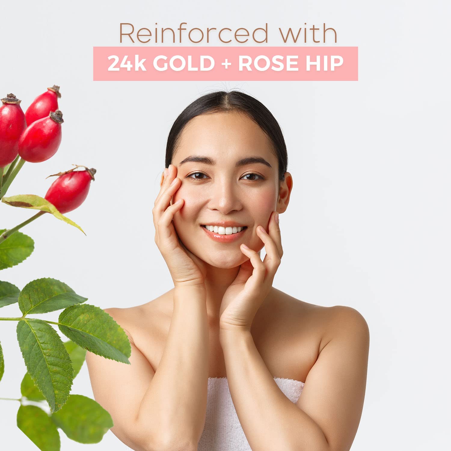 Efecto reafirmante suave de la mascarilla Skin Aesthetics para piel fresca.