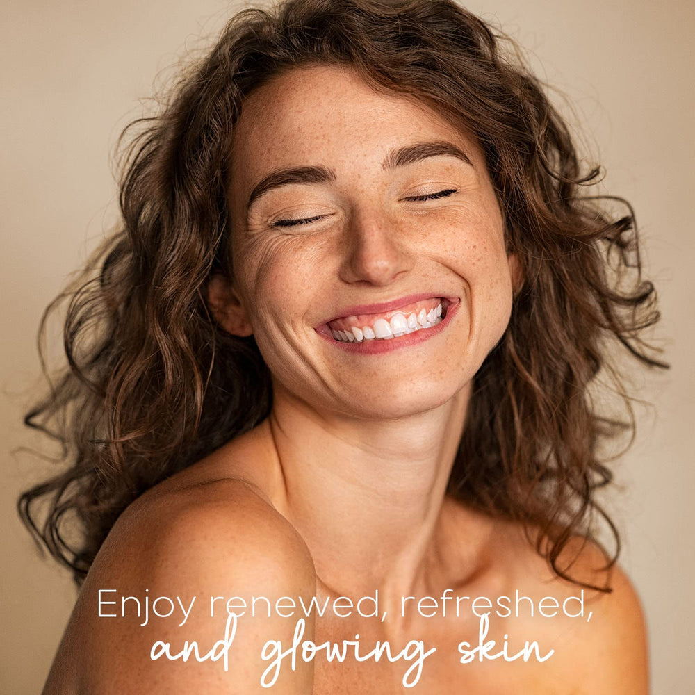 Textura rosada de la mascarilla Skin Aesthetics para exfoliación suave.