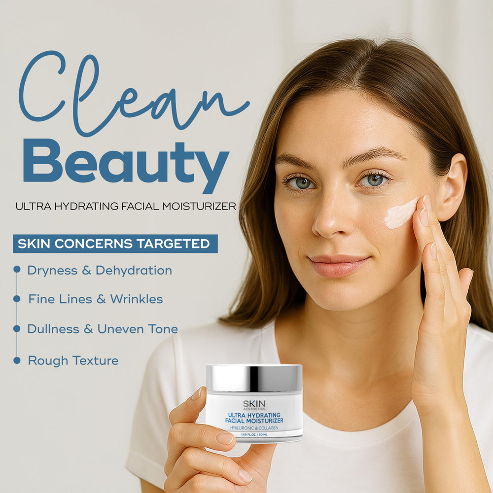Skin Aesthetics acompaña la rutina diaria con hidratación continua para piel suave.