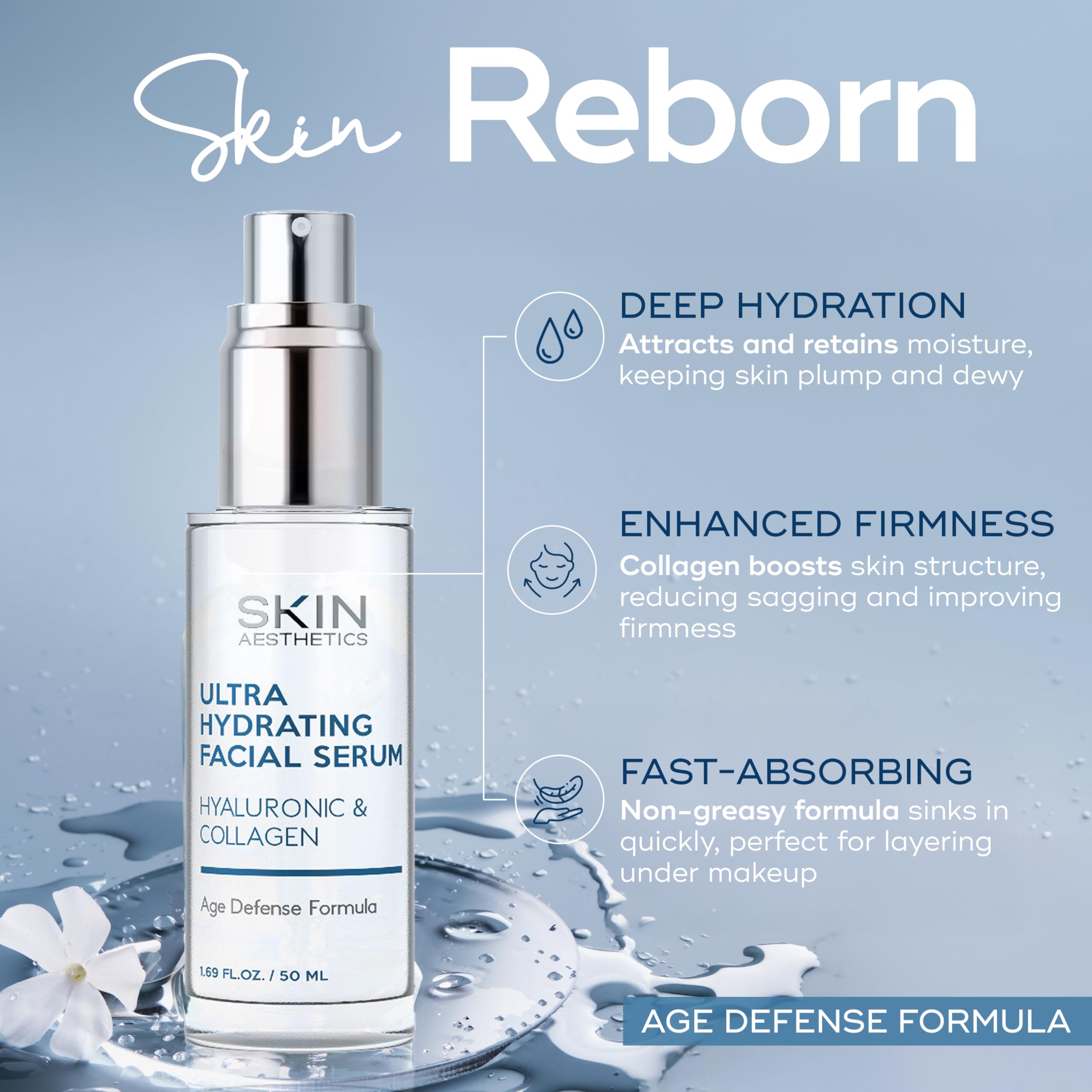 Skin Aesthetics Serum Colágeno Firmeza: piel visiblemente más firme.