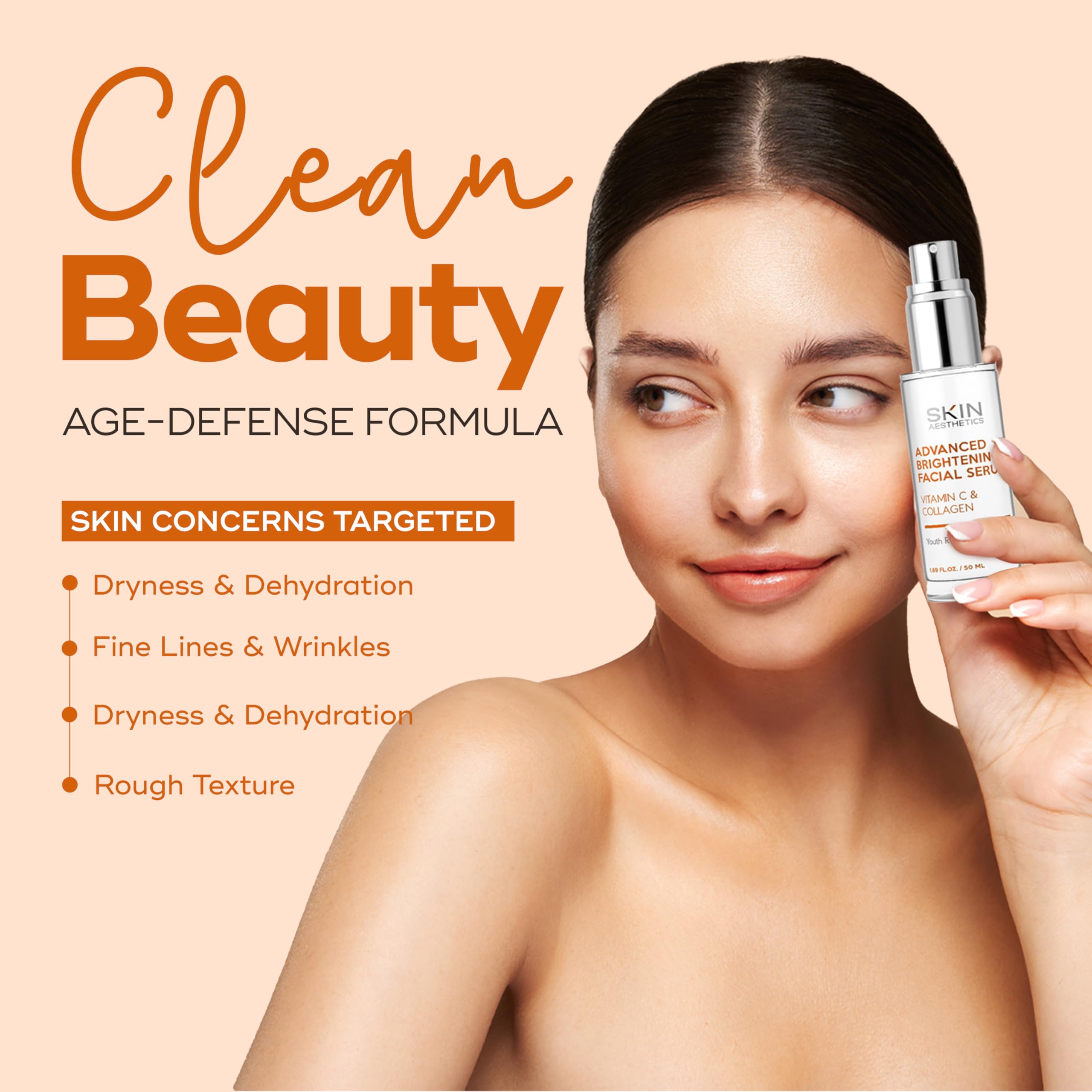 Skin Aesthetics Serum de Vitamina C, empaque sostenible y responsable.