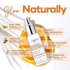 Skin Aesthetics Serum de Vitamina C, envase compacto para viaje.