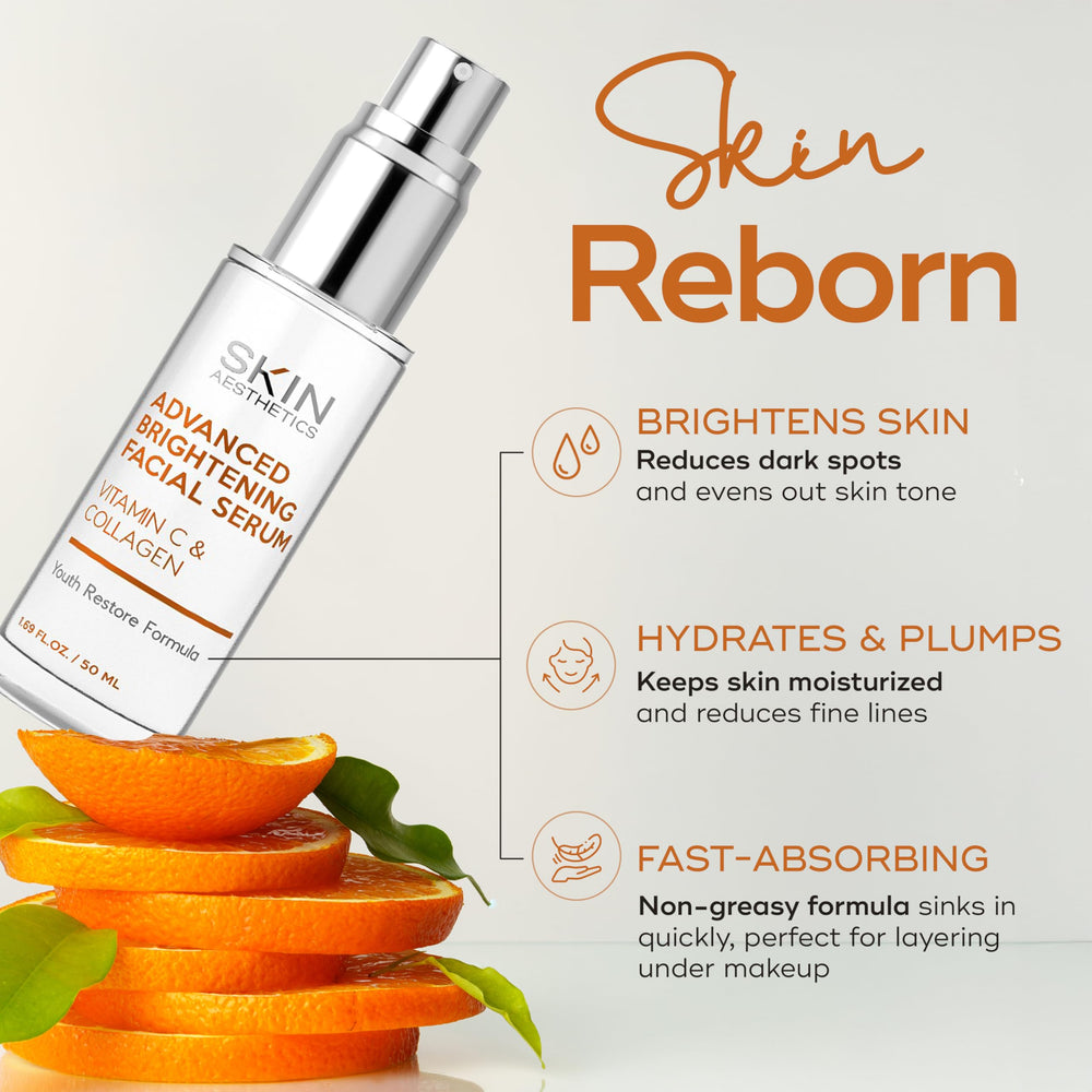 Skin Aesthetics Serum de Vitamina C, textura cremosa al tacto.