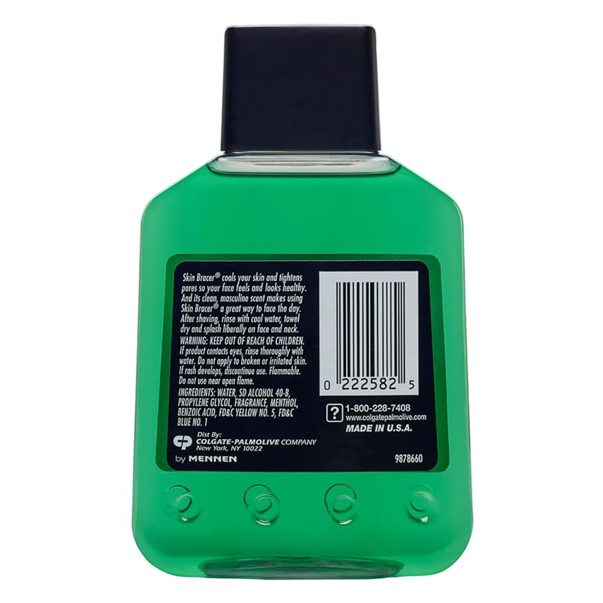 Skin Bracer Original After Shave tiene etiqueta clásica y aroma limpio para uso cotidiano.