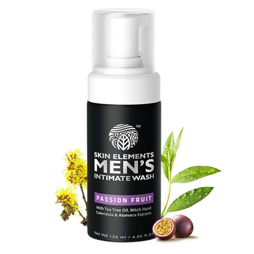 Skin Elements Lavado íntimo Pasión Fruta, botella-espuma para limpieza diaria y sensación fresca.