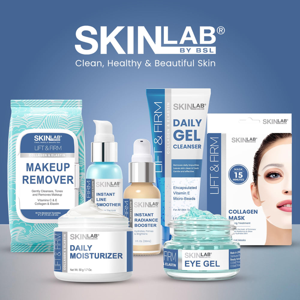 SKIN LAB Lift & Firm: envase moderno que facilita la rutina diaria.