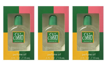 Skin Musk Aceite Perfumado: tres frascos de 15 ml para uso diario