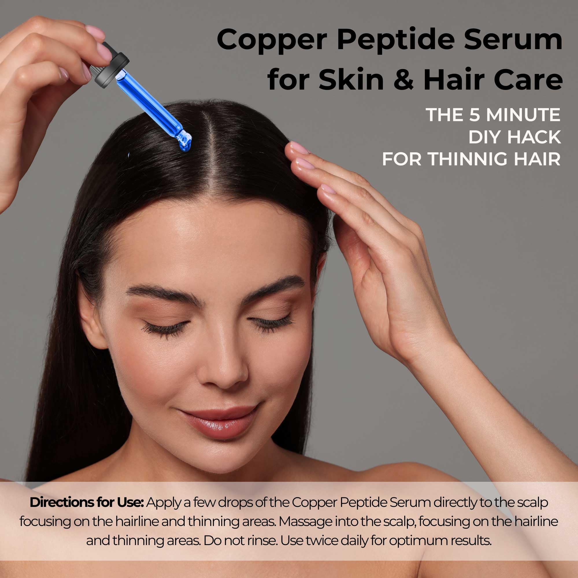 Texture bleue distinctive du sérum Skin Perfection