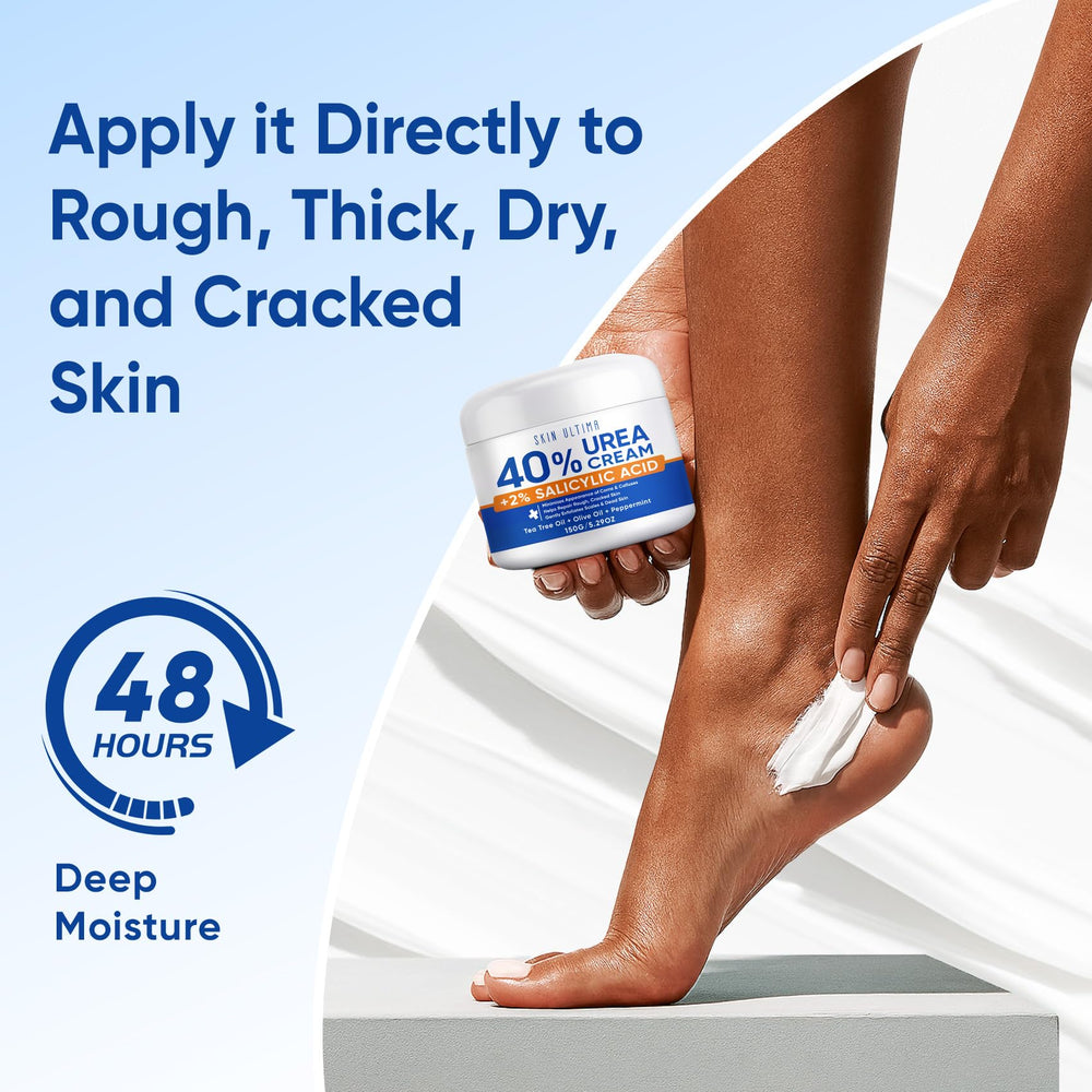 Envase de SKIN ULTIMA 40% Urea y su empaque