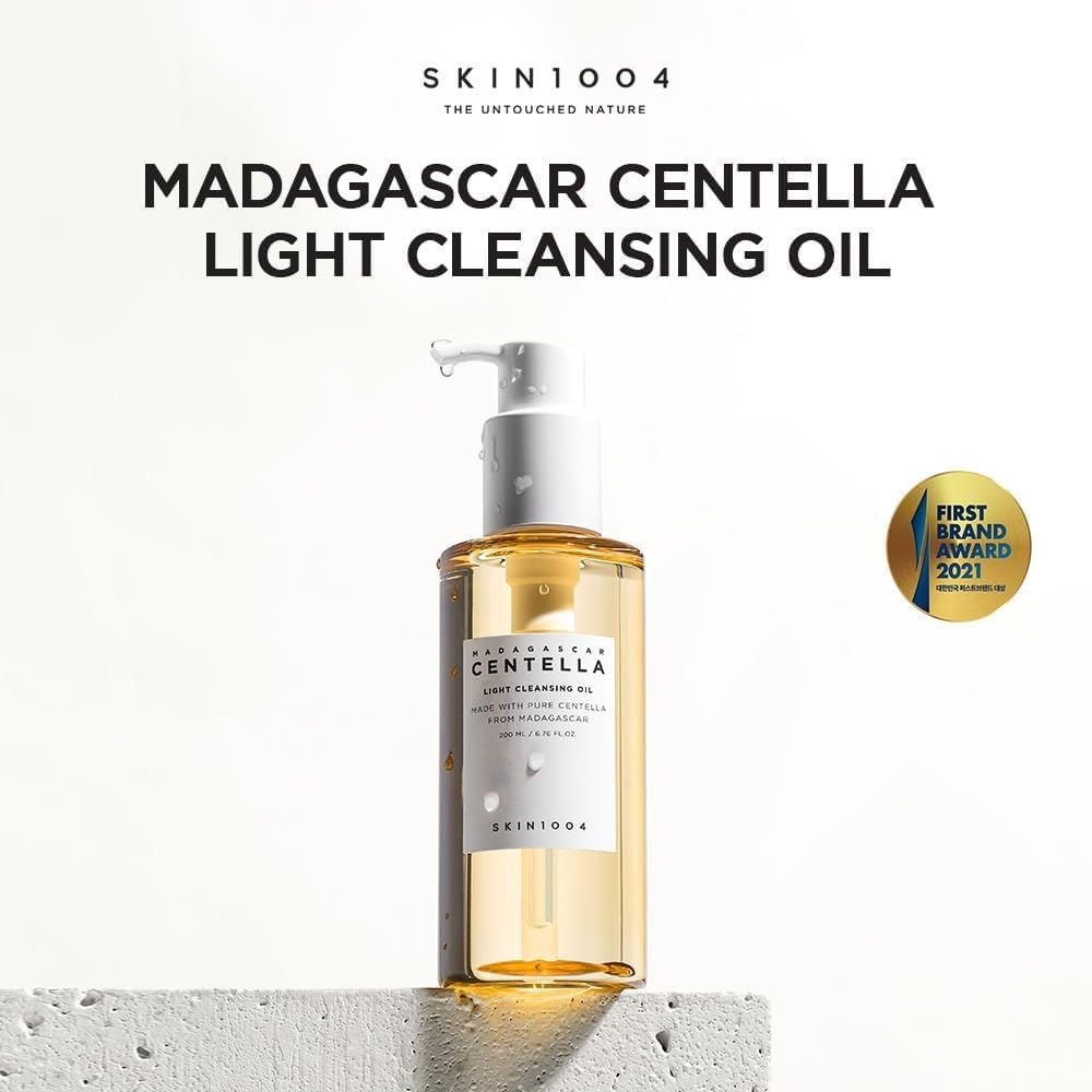 SKIN1004 Aceite Limpiador Ligero, botella suave para limpieza diaria.