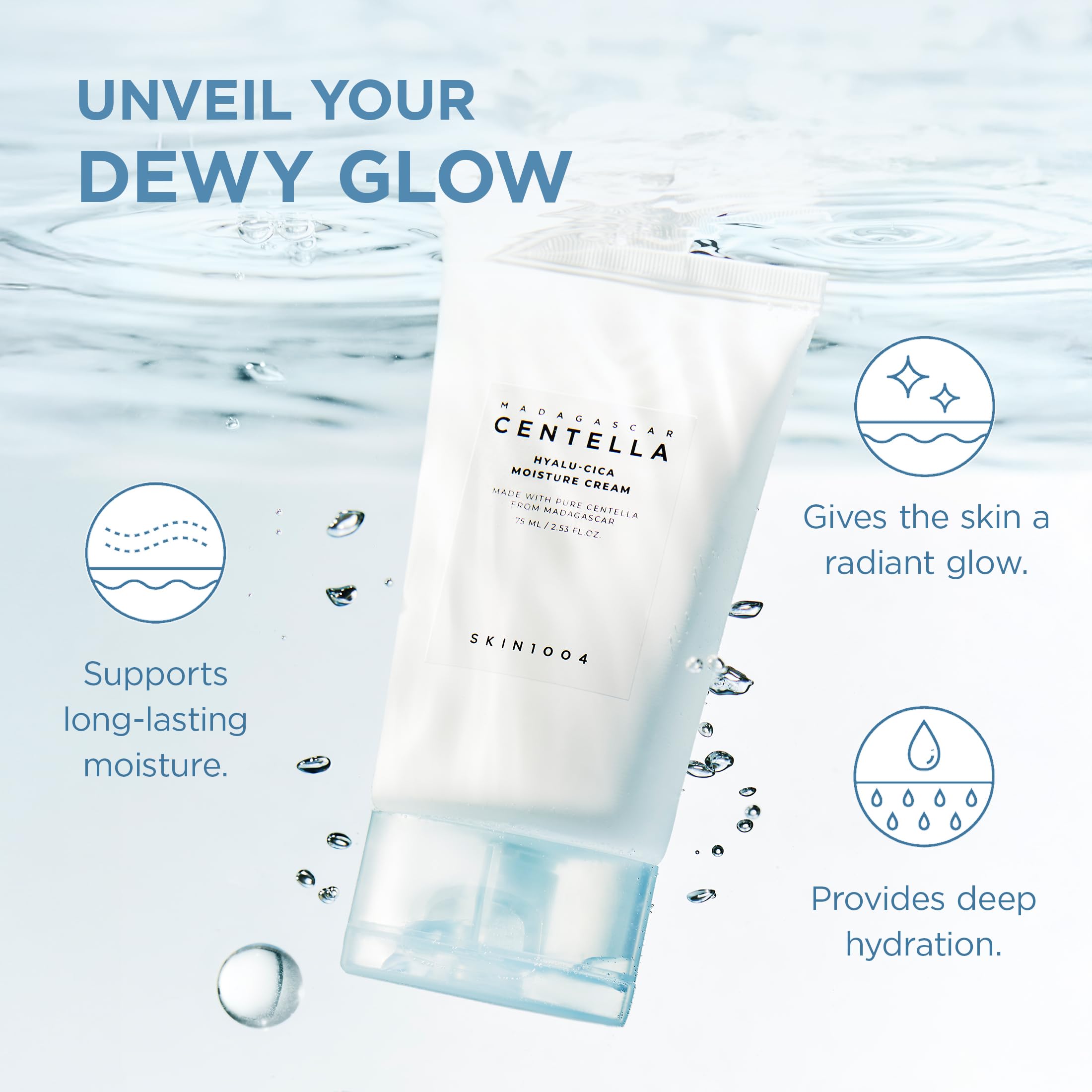 SKIN1004 Hyalu-Cica Moisture Cream cuidado diario para piel sensible
