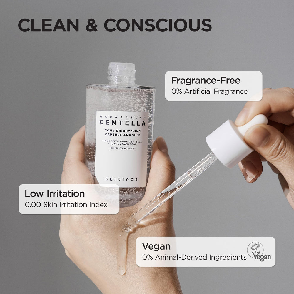 Envase dermatológicamente probado SKIN1004 para uso diario