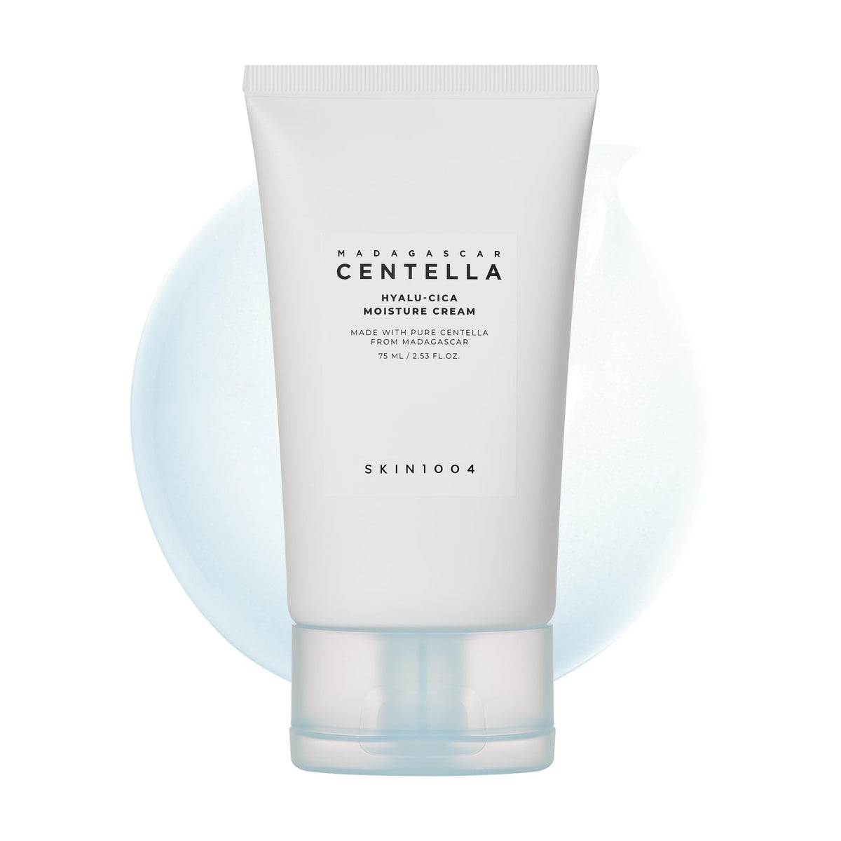 SKIN1004 Hyalu-Cica Moisture Cream frasco visible, hidratación duradera para piel normal