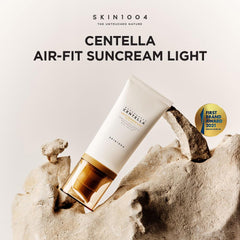 SKIN1004 Textura ultraligera para uso diario de Centella Air-fit Suncream Light.