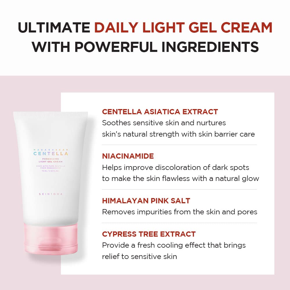 SKIN1004 Madagascar Centella, sal rosa del Himalaya ayuda a purificar poros