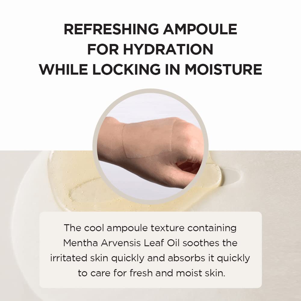 SKIN1004 mascarilla hidrogel, textura gel suave que facilita absorción de esencia.