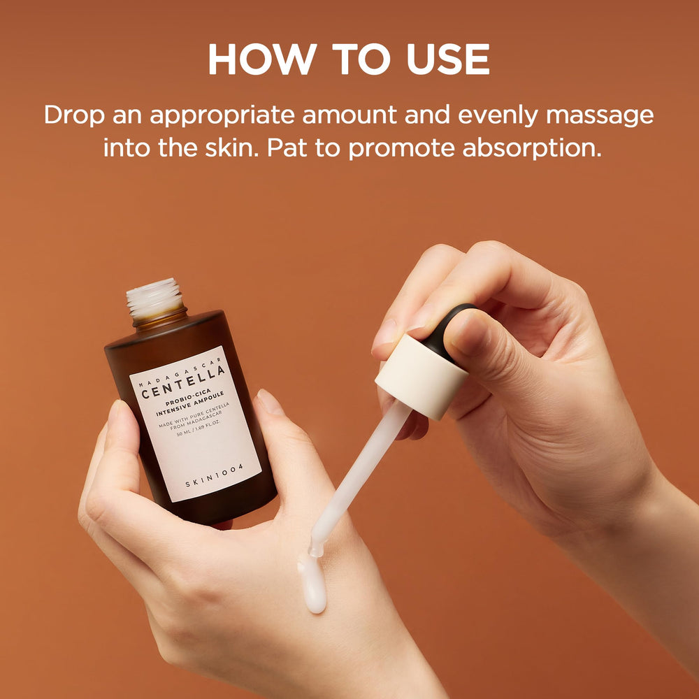 SKIN1004 Probio Cica sin residuos: sensación ligera y no grasa.