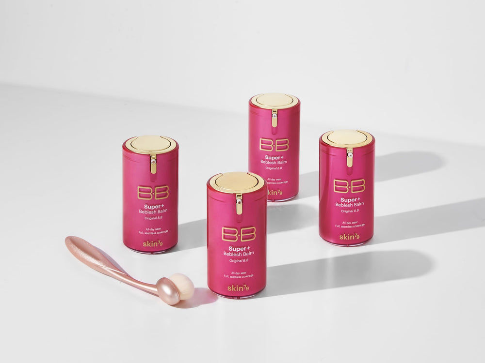 Textura cremosa de SKIN79 Beblesh Balm Rosa al aplicar